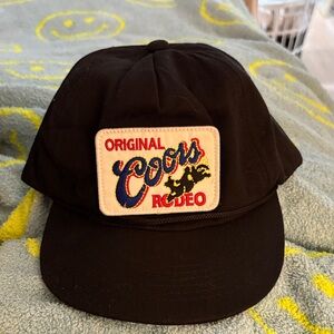 Original Coors Rodeo Black Cap